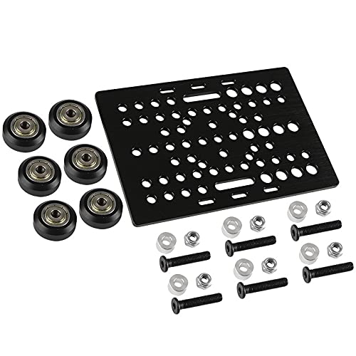 Lysee 3D Printer Parts & Accessories - Not Assembled Gantry Plate kit - (Size: in White Wheel)