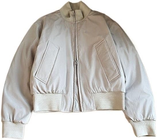 Mens 90% White Down Fill Flight Jacket Winter Warm Heavyweight Bomber Coat Short Padded Puffer Jacket