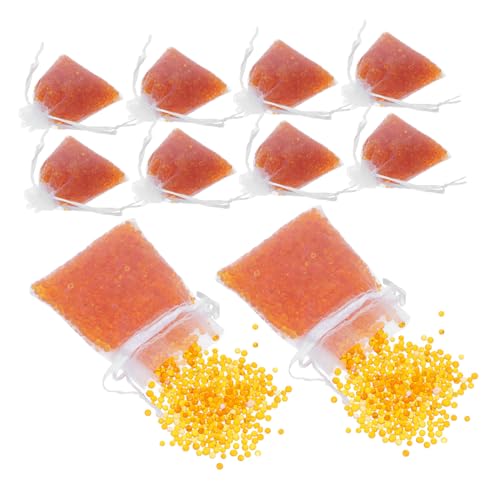 iplusmile 1セット 除湿機 吸湿剤 除湿剤 - Desiccant ポータブル アブソーバー シリカ乾燥剤 シリカパケット 除湿バッグ シリカビーズ カメラ用乾燥剤 乾燥剤ビーズ 10個