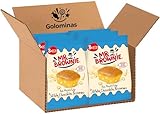 Mr. Brownie Blondies de Chocolate Blanco Belga – Pack de 12 Bolsas (8 Blondies por Bolsa) – Bizcochitos Suaves y Jugosos con Pepitas de Chocolate Blanco – Snack Dulce Envasado, Ideal para Meriendas