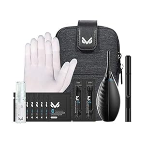 VSGO VS-A3E Warp-up Kamera Reinigungskit Tragbare Tasche Luftgebläse Objektiv Reinigung Stift Spray Baumwolltupfer Tuch für Kameralinse Optisches optisches Telefon