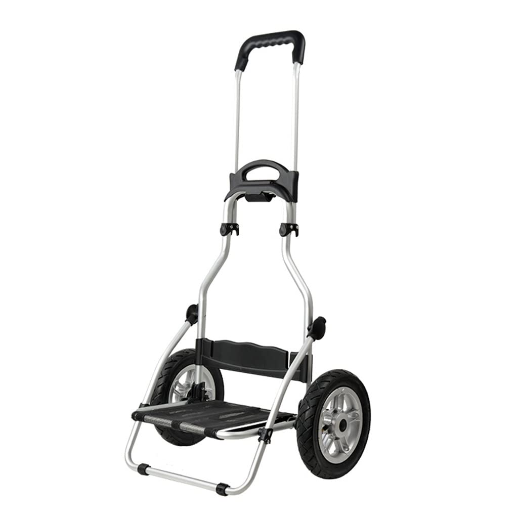 asdchZen Wheeled Folding Cart For Grocery Shopping, Luggage, And Outdoor Use - Portable Trolley With Wheels For Easy Transport