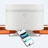 Water Grip Quandify Blanc – Capteur d’Eau Intelligent connecté Wi‑FI, détecteur de Fuite d’Eau à Pince, Suivi de consommation, Application iOS/Android