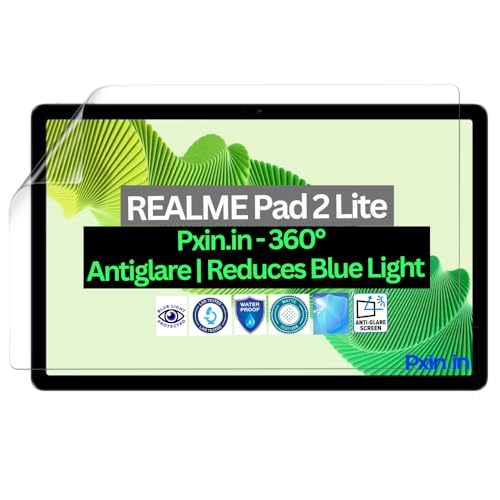 Image of Pxin Tablet Anti Bluelight and Anti Glare Screen Guard compatible with REALME Pad 2 Lite | BLUVLightblock Tech | Scratch Proof | Prevents bluelight | Eye Protection | No Dry Eyes