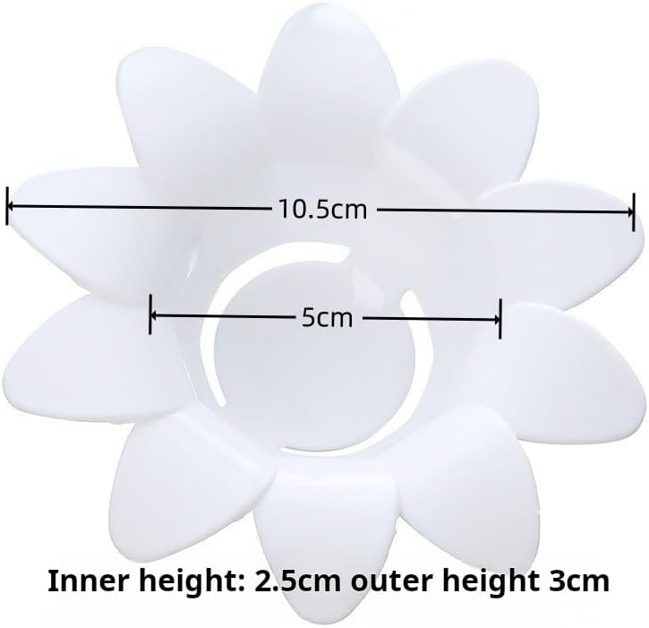 2 Pack Daisy Egg Separator, Food Grade Silicone Egg Yolk Separator, Cute Egg White Separator for Baking, Kitchen Gadget for Eggs, Easy Egg Divider Tool