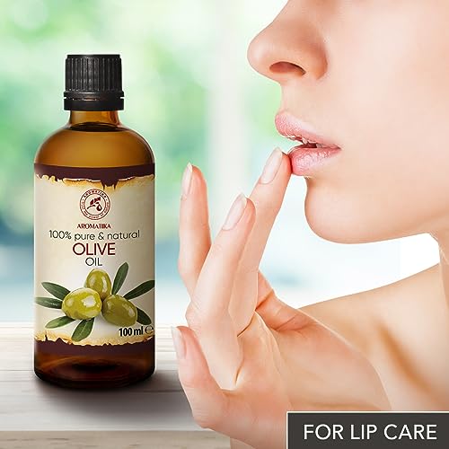 Olivenöl 100 ml - Kaltgepresst - Rein & Natürlich - Basisöl - Pflege Gesicht - Haare - Haut - Nägel - Hände - für Massage - Kosmetik - Körperpflege - Schönheit