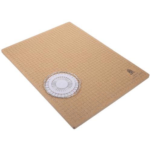 Tablero de corcho para macramé multiuso con alfileres en T de acero 2