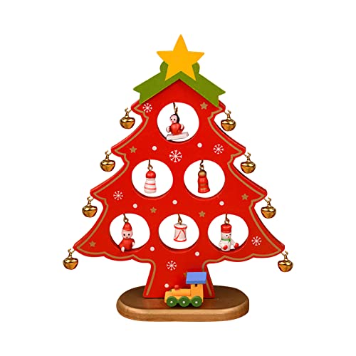 Momolaa Accents décoratifs pour la décoration intérieure Arbre de Noël Artificiel Mini Arbre de Noël décoration de Bureau Cakes De Bertrand (Red, One...