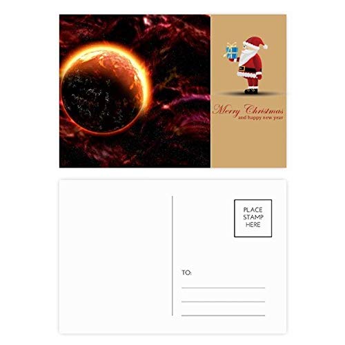 Cartes postales Père Noël Red Planet lot 20 illustrations Dark Universe science fiction