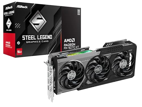 グラフィックボード・グラボ・ビデオカード ASROCK RX9070 OC STEEL LEGEND ASRock > AMD Radeon™ RX 9070 Steel Legend 16GB OC