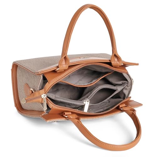 Image of Multi Compartment Denim Design Handbag, Multipurpose handbag with Shoulder Strap