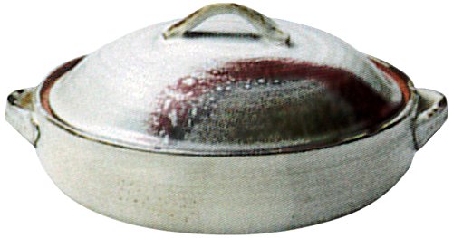Amazon｜CtoC 萬古焼 土鍋 12号 (7~9人 用) 辰砂 46×36 高さ 21 (cm