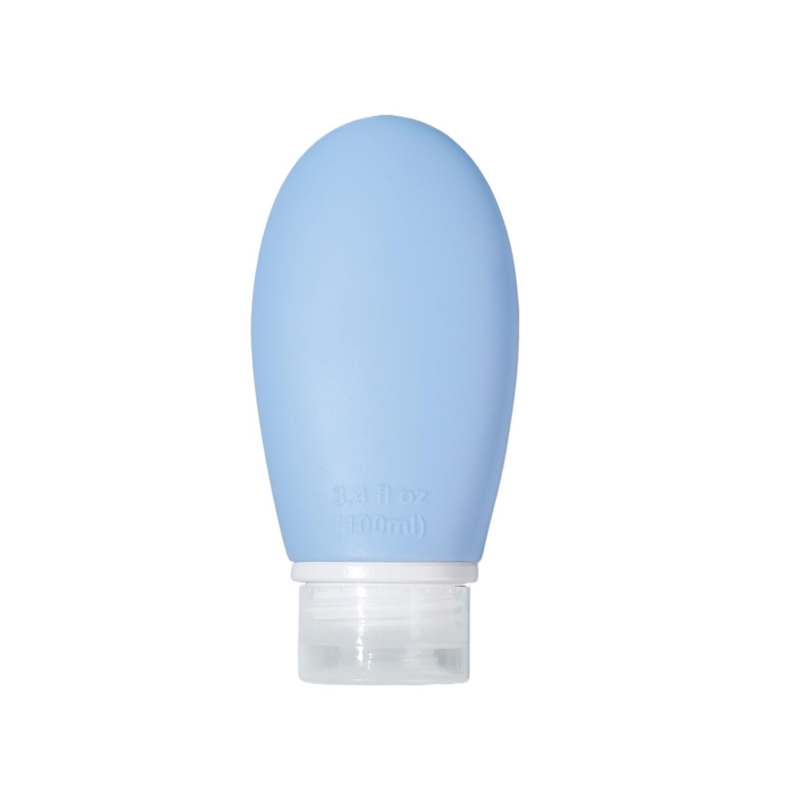 XIEHYA 6Pc 100ml Travel Size Toiletries Leak Leakproof Silicone Lotion Bottles Containers For Shampoo Conditioner Face Body Wash For Toiletries(Blue)