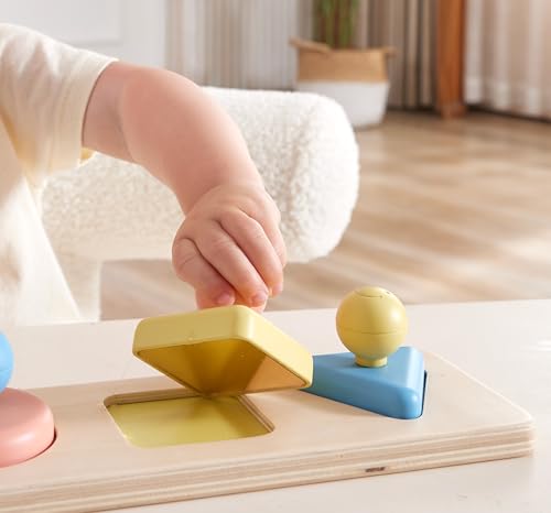 Hape - Puzzle Con Specchi Montessori | Giocattolo Multisensoriale In Riso Giapponese Senza Bpa Per Bambini Dai 6 Mesi In Su - 6