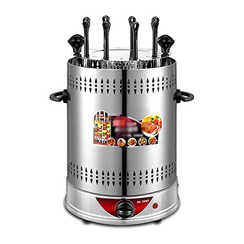 YFGQBCP 1350W Vertikal Rotisserie Röstofen Smart-Elektro BBQ Grill Smokeless Automatische Rotating Kebab Maschine…