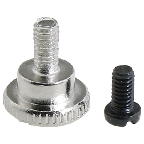 Juego de 12 tornillos metálicos para prensatelas de máquina de coser miniatura 4