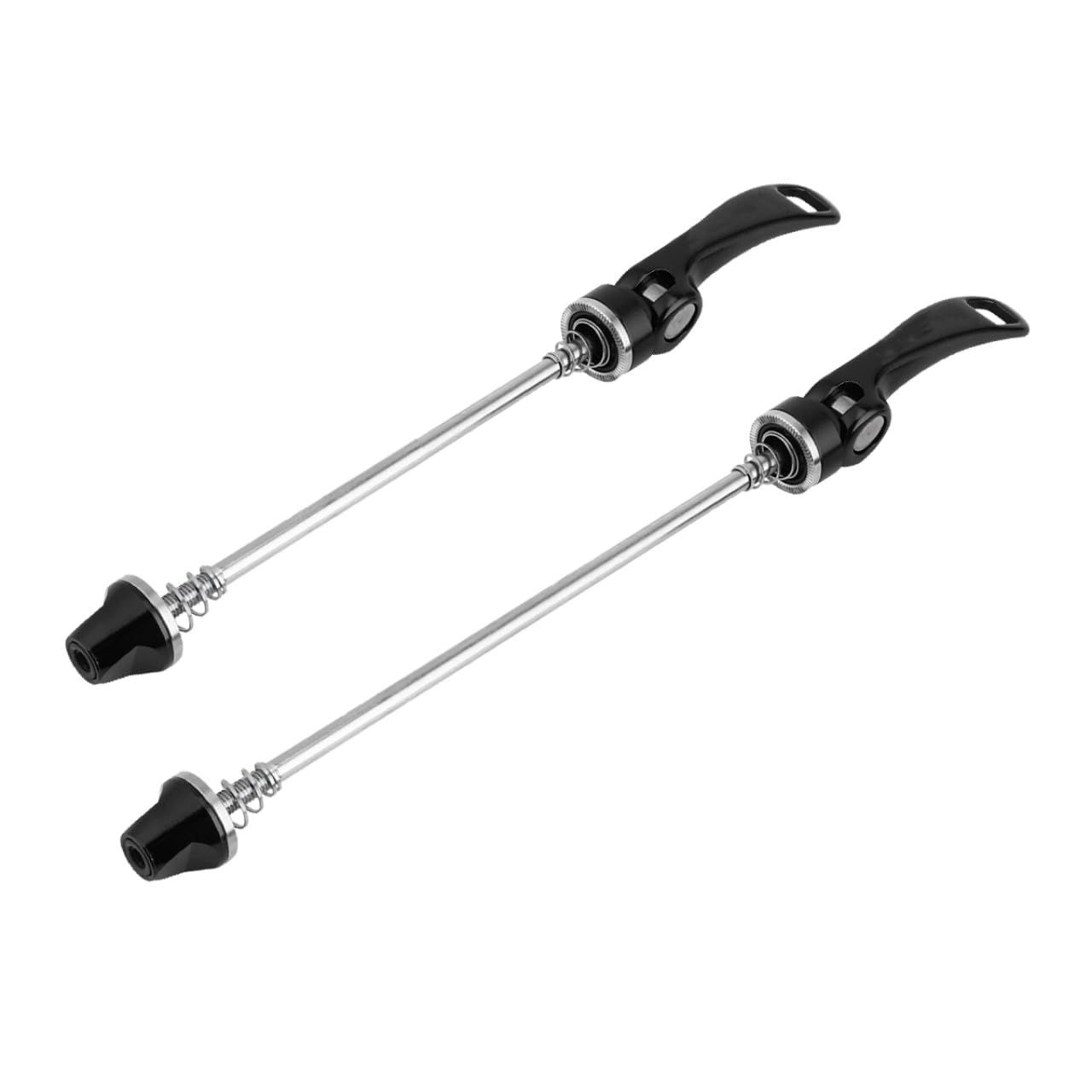 Skewers rápidos de para bicicleta de montaña negro kit de 1 par 8