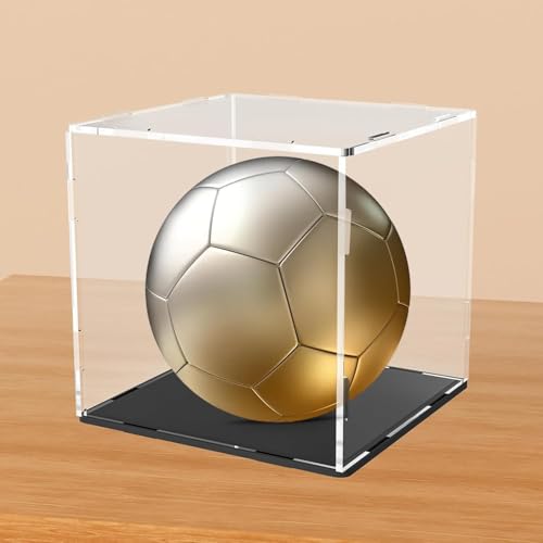 Image of Acrylic Display Case for Collectibles | Dustproof Transparent Showcase Box for Action Figures, Miniatures & Models | Countertop Cube with Protective Film ((12x12x12 inch; 30x30x30cm))