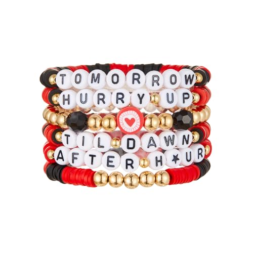 Punk Hurry Up Bracelet AHTD Tour Concert Outfit Match Bracelet for Fans Gift Women Men