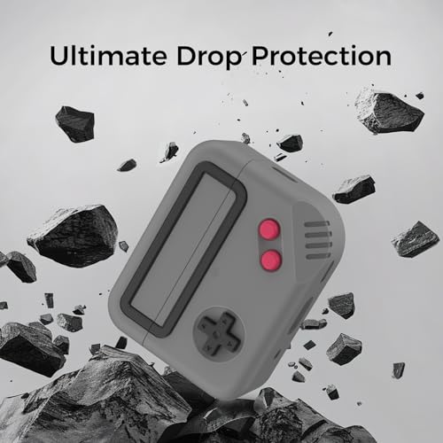 Image of TRONWIN for AirPods Pro 3 Case - 2025 Silicone Game Console Design Case for Apple AirPods Pro 3rd Generation, Cute Airpod Pro 3 Cover for Men /Women (Deep Grey)