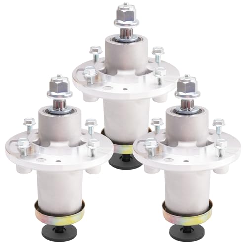 TENGMUJX 539112170 532112171 Spindle Assembly Fit for Husqvarna Z254F MZ61 MZ54 MZ5225 EZ4216 YTH24V48LS GT52XLS FD52M FD48 GT48 YTH24V42LS Lawn Mower (3 Pack)