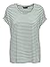 Produktbild ONLY Damen ONLMOSTER Stripe S/S O-Neck TOP JRS NOOS T-Shirt, Jadeite/Stripes:Cloud Dancer, S