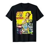 Camiseta de collage con póster de película de ciencia ficción de estilo vintage Camiseta