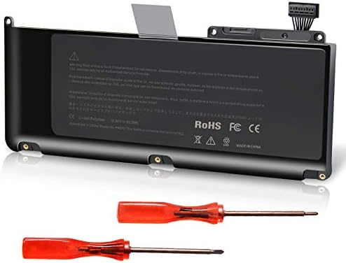 RayWEE A1331 64Wh Battery for Apple MacBook 13” Unibody A1342 (Late 2009 and Mid 2010) A1331 020-6582-A 020-6809-A 661-5391 661-5585 MacBook Air MC234LL/A