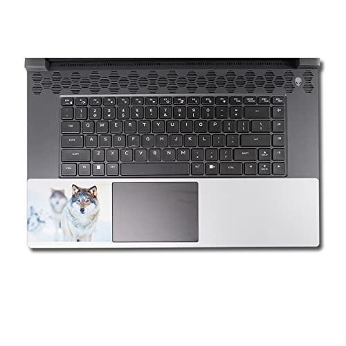 Image of MightySkins Skin Compatible with Alienware M17 R5 (2022) Full Wrap Kit - Alpha Wolf | Protective, Durable, and Unique Vinyl Decal wrap Cover | Easy to Apply & Change Styles | Made in The USA