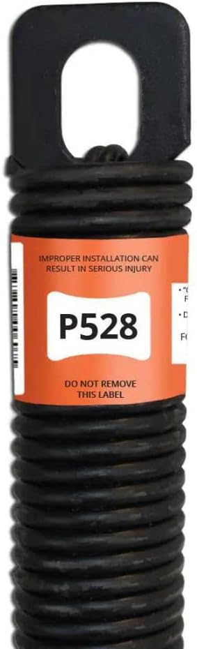 Alcan P528 - 28 in. Garage Door Plug-End Extension Spring (0.207 in. No. 5 Wire) (Pack of 1)