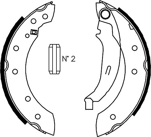 Metelligroup 53-0350 Ganasce Freno Made in Italy