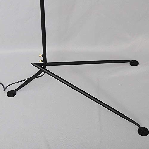Lámpara de pie de sala de estar con base E27 y diseño de trípode metálico 6