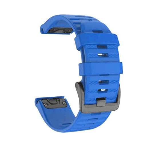 HAETIN Fits GarminΉ Fenix 7/6X/6X Pro Sapphire/5X/5X/3/3HR 26mm 22mm 20mm rvxg NCbN[X og p(Blue,26mm)