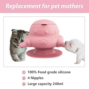Puppy Bottles for Nursingpuppy Milk Feeders for Multiple Puppies Nipplepuppy Feeder Milk Bowl4 Nipples Silicone Puppy Nursing Stationfeeder Bowl for Kittens Puppiescapacity 240mlpink  Cucciolini Doodles Puppy bottles for nursingpuppy milk feeders for multiple puppies nipplepuppy feeder milk bowl4 nipples silicone puppy nursing stationfeeder bowl for kittens puppiescapacity 240mlpink   cucciolini doodles