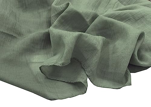 Image of Woogwin Women's Cotton Scarves Lady Light Soft Fashion Solid Scarf Wrap Shawl
