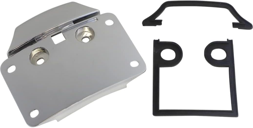 Custom Dynamics CD-CVO-Mount-C Replacement CVO License Plate Assembly - Chrome