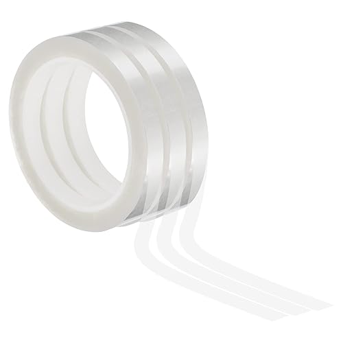 Miniatura 27 de PATIKIL Cinta de pizarra blanca de 1/2 pulgada, paquete de 3 cintas finas de borrado en seco de 72 yardas para marcado gráfico de arte de bricolaje