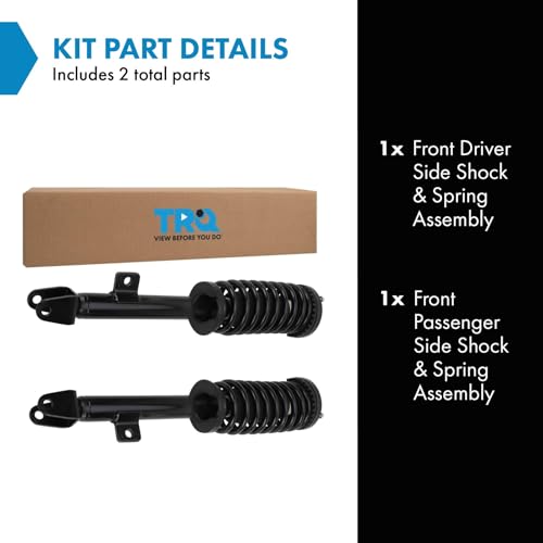 Image of TRQ Front Shock & Spring Assembly Set Compatible with 05-10 Chrysler 300 Dodge Charger Magnum