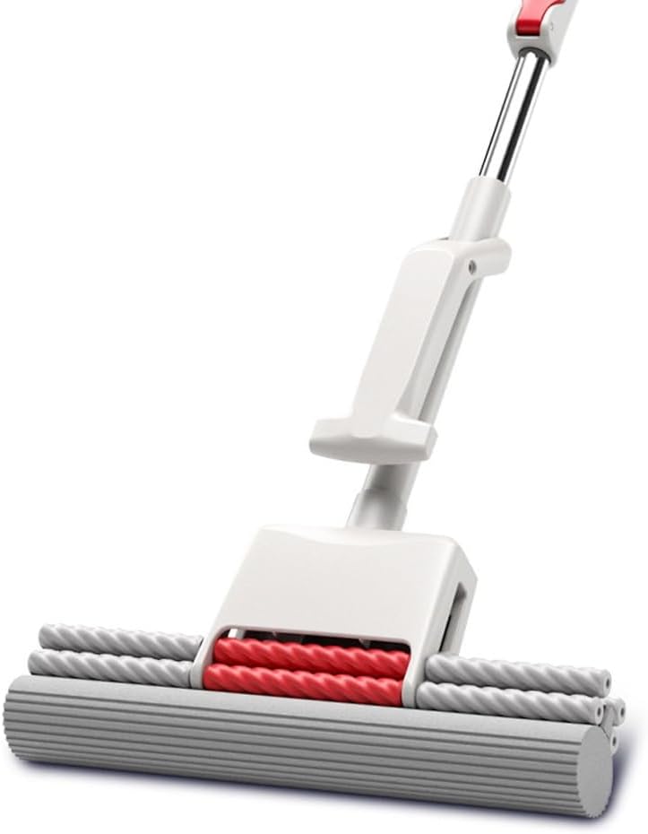 Sponge Mop for Household Use No Hand Washing Absorbent Floor Mopping, 33cm