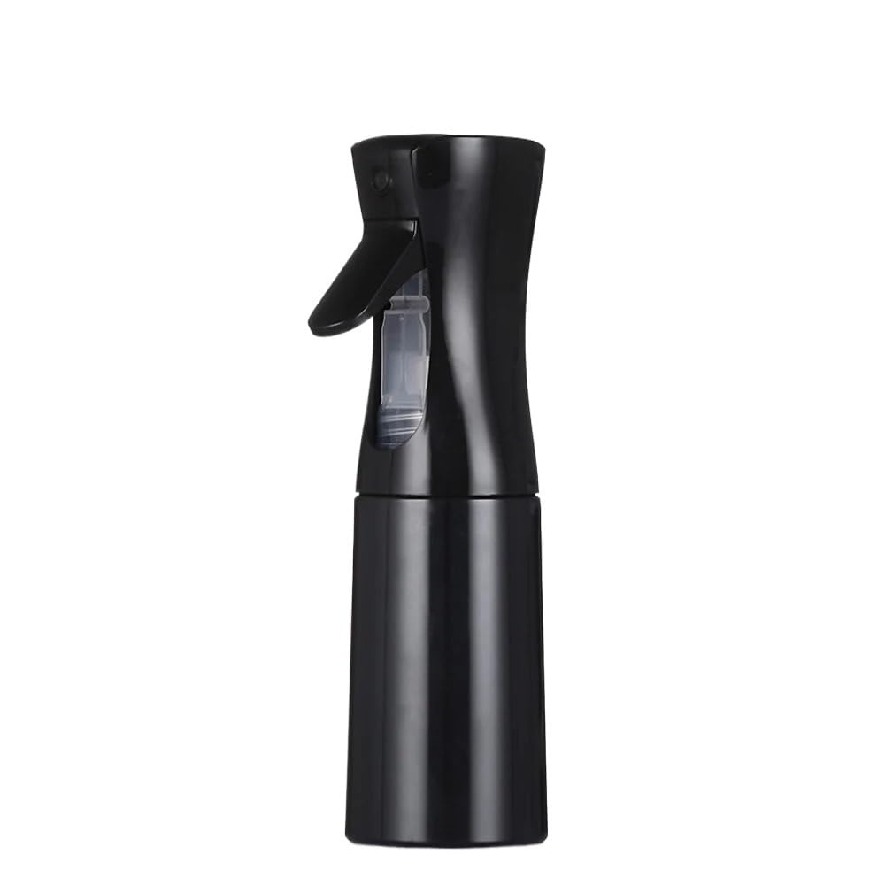 Udhsnjzg 200Ml Black Spray Bottles 200/300Ml Hairdressing Spray Bottles Refillable Plastic Sprayer High Continuous Pressure Water Bottle(200Ml Black)