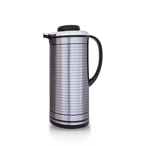 ELORA EFFICIENT-EFFECTIVE-ELEGANT Vaccum Flask 1 Litre| Dallah Arabic Flask| Kahwa Coffee Flask ELWF-7110