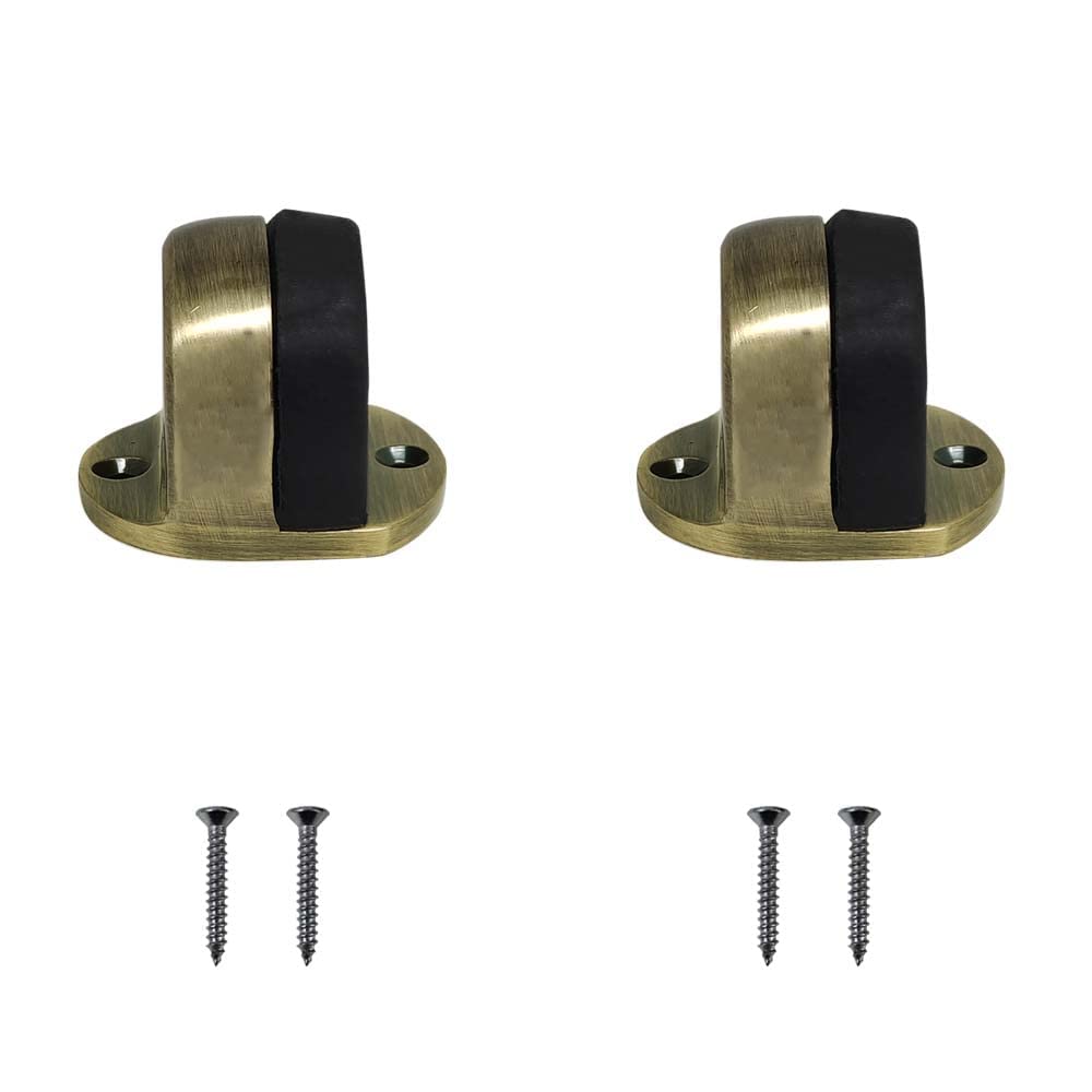 Volo Premium Floor Door Stopper with Screws, Door Stopper to Stop Door for Home and Office (Antique 1.5" Floor Stopper) 1