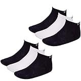 Unisex Kappa 6 Paar Sneaker Socken Gr. 35-46 Unisex Kurzsocke, Farbe:Navy, Socken & Strümpfe:39-42