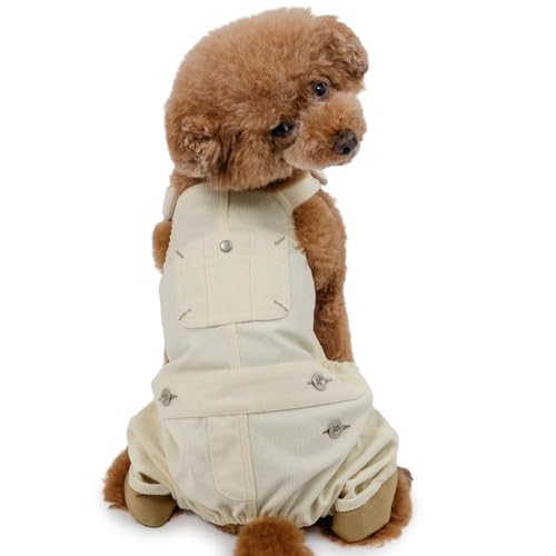 ペットパラダイス 犬 服 秋 コーデュロイ オーバーオール 小型犬 【参考 DSS 小さいダックス (〜3.5kg) ペットパラダイス国内直営店72店舗展開2025/10/1時点】