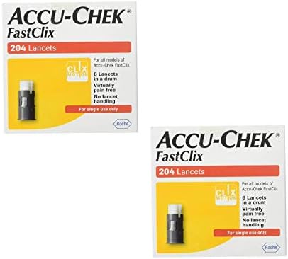 ACCU-CHEK FastClix Lancets 200+4 lancets (2 Pack)