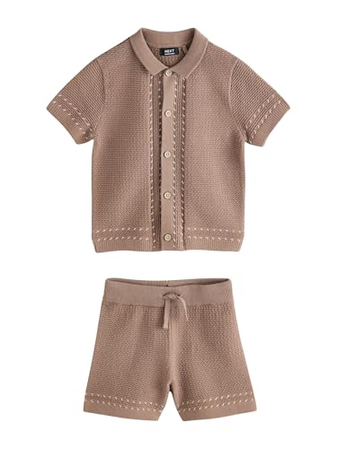 Conjunto de polo y pantalón corto de niños para eventos de verano