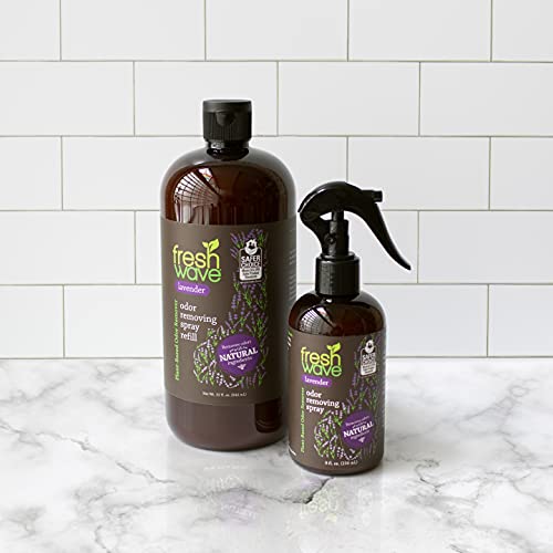 Fresh Wave Lavender Odor Removing Spray Bundle: (2) 8 Fl. Oz. Lavender Sprays + (1) 32 Fl. Oz. Lavender Spray Refill #TOP3