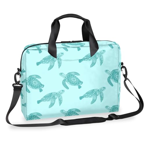 Bolso para portátil de 16 pulgadas con diseño de tortugas marinas miniatura 1