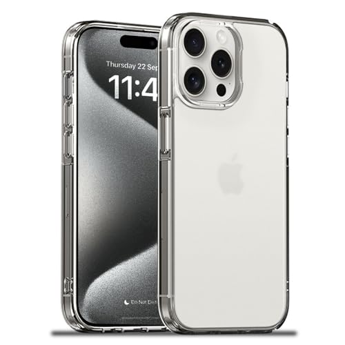 amazon basics Ultra Hybrid Matte Camera Protection Back Cover Case for iPhone 15 Pro - Translucent Matte (B0CHVH7J2V) Amazon Price History, Amazon Price Tracker