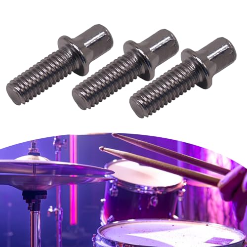 10Pcs Drum Tension Rods Metal Rustproof Short Screws Drum Standard Exterior Square Screws Drum Hardware Screws3